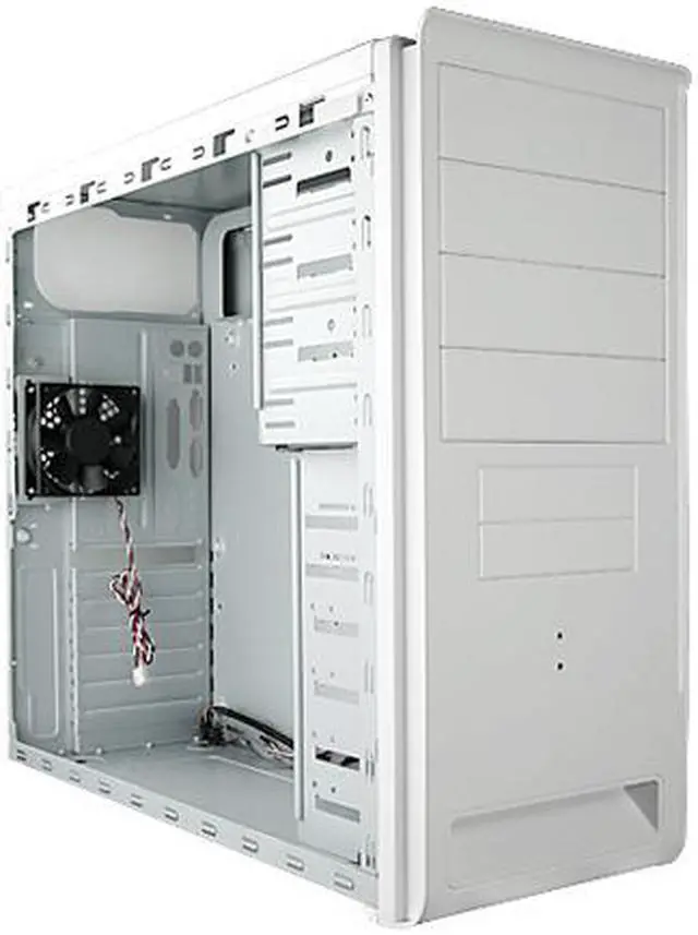 Alt view image 9 of 12 - Rosewill R330-P-WI White 0.6mm SECC Steel ATX Mid Tower Computer Case