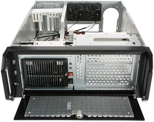 Alt view image 16 of 19 - Rosewill RSV-X4000 Black SECC Japanese steel 1.2mm thickness 4U Server Rackmount Case 5.25" x 3/ 3.5" x 7/ Optical Slim x1 Drive Bays