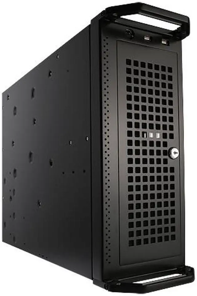 Main image of Rosewill RSV-X4000 Black SECC Japanese steel 1.2mm thickness 4U Server Rackmount Case 5.25" x 3/ 3.5" x 7/ Optical Slim x1 Drive Bays