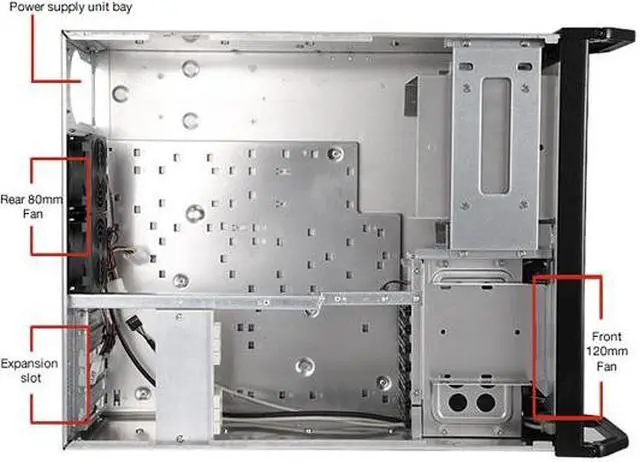 Alt view image 3 of 19 - Rosewill RSV-X4000 Black SECC Japanese steel 1.2mm thickness 4U Server Rackmount Case 5.25" x 3/ 3.5" x 7/ Optical Slim x1 Drive Bays