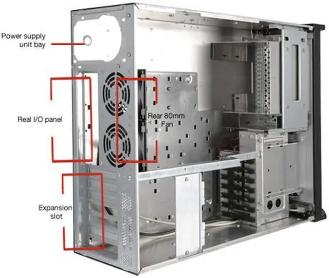 Alt view image 4 of 19 - Rosewill RSV-X4000 Black SECC Japanese steel 1.2mm thickness 4U Server Rackmount Case 5.25" x 3/ 3.5" x 7/ Optical Slim x1 Drive Bays