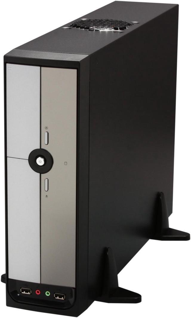 Alt view image 3 of 10 - Rosewill - Black & Silver, 0.8mm SGCC Steel Slim Micro ATX Computer Case with ATX12V Flex 300W Power Supply - R379-M