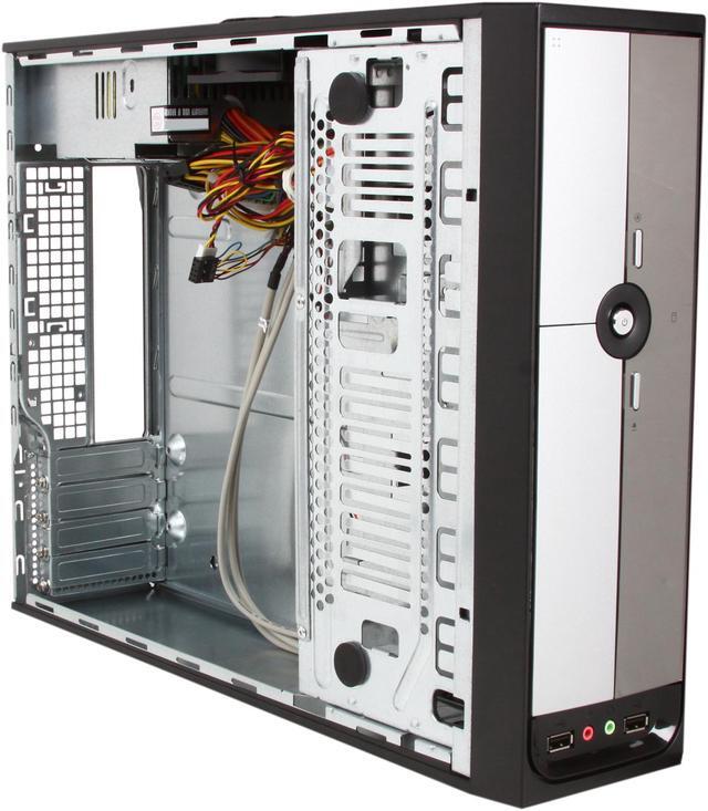 Alt view image 8 of 10 - Rosewill - Black & Silver, 0.8mm SGCC Steel Slim Micro ATX Computer Case with ATX12V Flex 300W Power Supply - R379-M