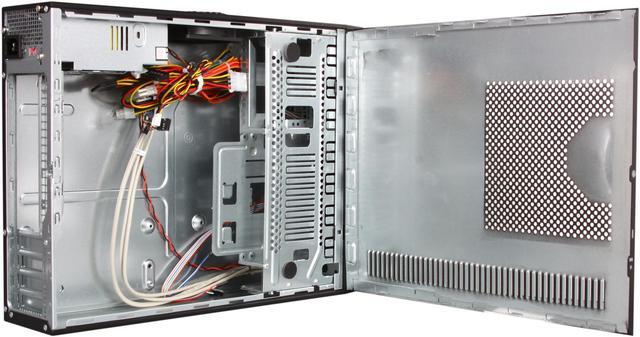 Alt view image 6 of 10 - Rosewill - Black & Silver, 0.8mm SGCC Steel Slim Micro ATX Computer Case with ATX12V Flex 300W Power Supply - R379-M