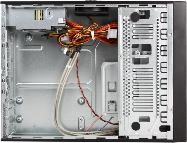 Alt view image 7 of 10 - Rosewill - Black & Silver, 0.8mm SGCC Steel Slim Micro ATX Computer Case with ATX12V Flex 300W Power Supply - R379-M