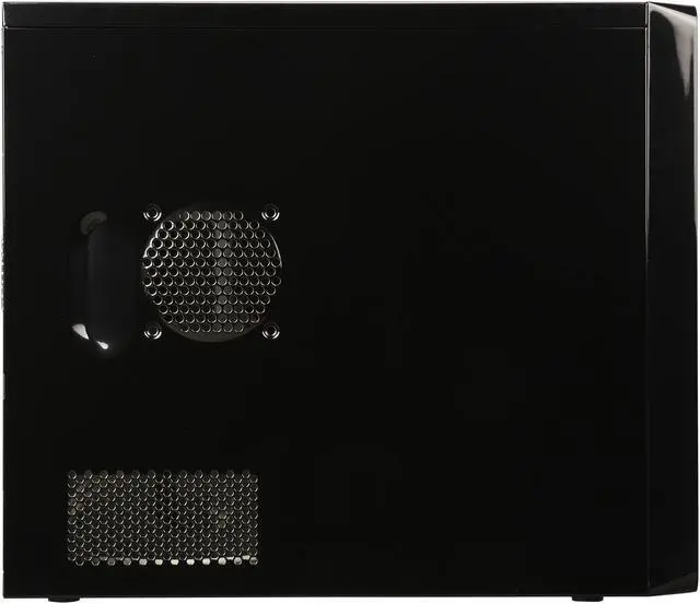 Alt view image 4 of 9 - Rosewill - Black, Ultra High Gloss Finished Micro ATX Computer Case with 400W ATX 2.2 12V Power Supply - R363-M-BK