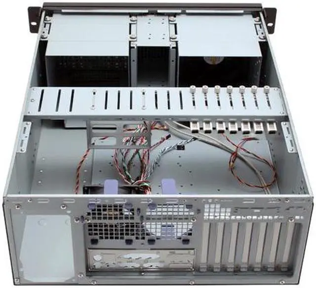Alt view image 10 of 20 - Rosewill RSV-Z4000 Black SECC Japanese steel 1.2mm thickness 4U Server Rackmount Case 5.25" x 6/ 3.5" x 5 (12 max)/ Optical Slim x1 Drive Bays