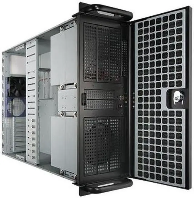 Alt view image 15 of 20 - Rosewill RSV-Z4000 Black SECC Japanese steel 1.2mm thickness 4U Server Rackmount Case 5.25" x 6/ 3.5" x 5 (12 max)/ Optical Slim x1 Drive Bays