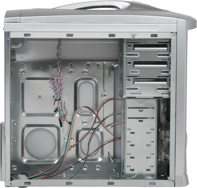 Alt view image 7 of 11 - Rosewill R214P-P-SL Silver SGCC Steel ATX Mid Tower Computer Case