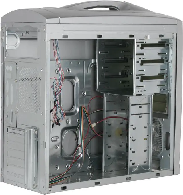 Alt view image 6 of 11 - Rosewill R214P-P-SL Silver SGCC Steel ATX Mid Tower Computer Case