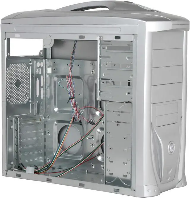Alt view image 8 of 11 - Rosewill R214P-P-SL Silver SGCC Steel ATX Mid Tower Computer Case