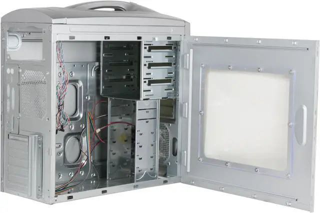 Alt view image 5 of 11 - Rosewill R214P-P-SL Silver SGCC Steel ATX Mid Tower Computer Case