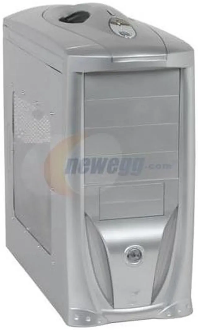 Main image of Rosewill R214P-P-SL Silver SGCC Steel ATX Mid Tower Computer Case