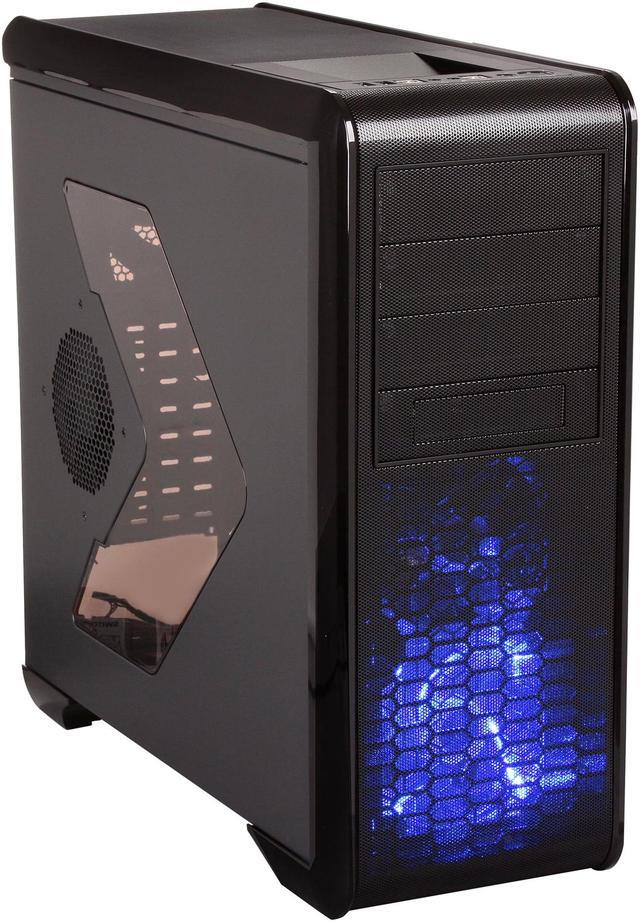 Alt view image 2 of 12 - Rosewill Gaming Computer Case - ATX Mid Tower - Top HDD Dock, Side Window Panel, 5 Preinstalled Fans - BLACKHAWK