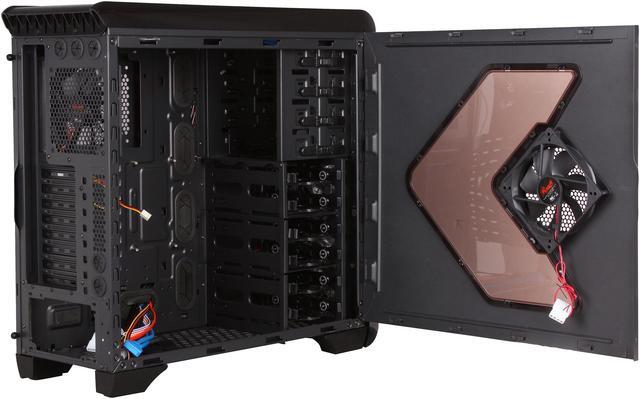 Alt view image 7 of 12 - Rosewill Gaming Computer Case - ATX Mid Tower - Top HDD Dock, Side Window Panel, 5 Preinstalled Fans - BLACKHAWK
