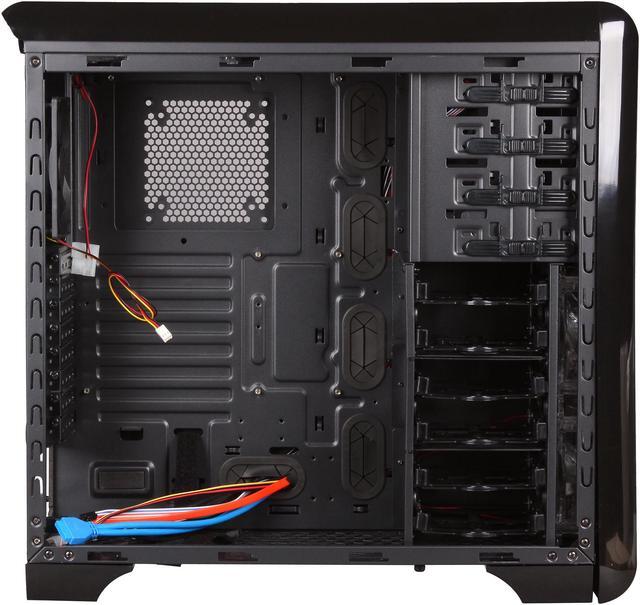 Alt view image 8 of 12 - Rosewill Gaming Computer Case - ATX Mid Tower - Top HDD Dock, Side Window Panel, 5 Preinstalled Fans - BLACKHAWK