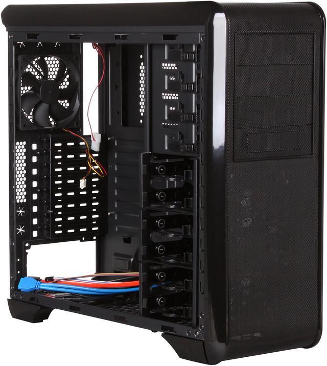 Alt view image 9 of 12 - Rosewill Gaming Computer Case - ATX Mid Tower - Top HDD Dock, Side Window Panel, 5 Preinstalled Fans - BLACKHAWK