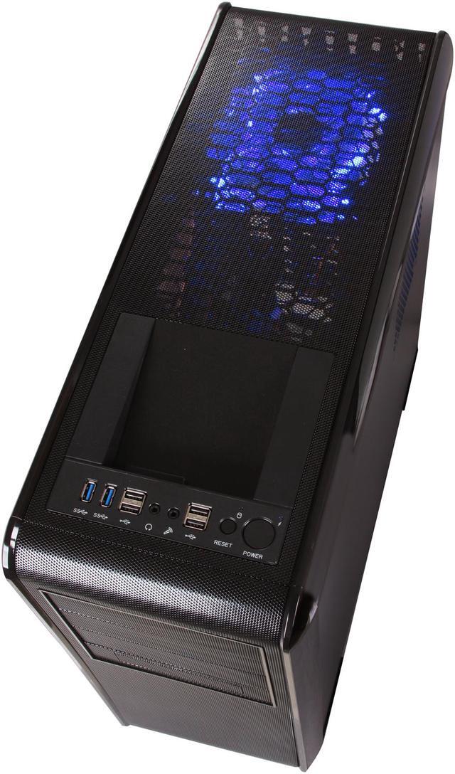 Alt view image 10 of 12 - Rosewill Gaming Computer Case - ATX Mid Tower - Top HDD Dock, Side Window Panel, 5 Preinstalled Fans - BLACKHAWK