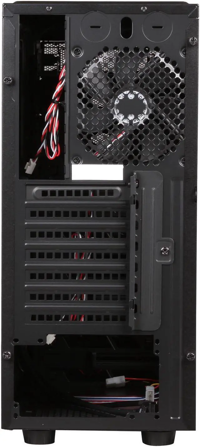 Alt view image 8 of 9 - Rosewill FUTURE Gaming ATX Mid Tower Computer Case, come with Four Fans - 2 x Front Blue LED 120mm Fan, 1x Top 120mm Fan,1x Rear 120mm Fan, Support up to 6 Fans