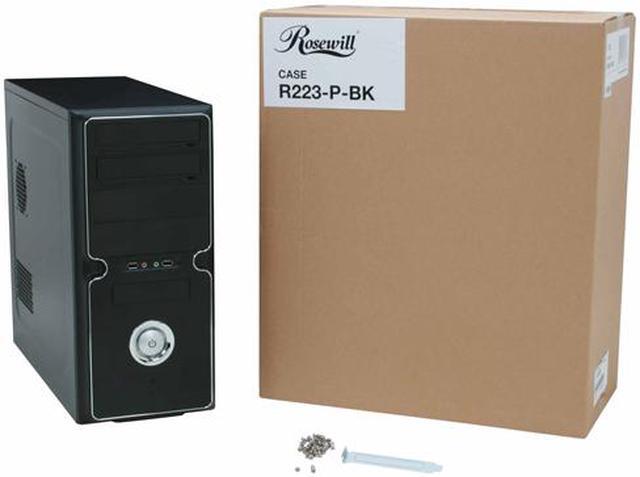 Alt view image 11 of 11 - Rosewill R223-P-BK 120mm Fan ATX Mid Tower Computer Case