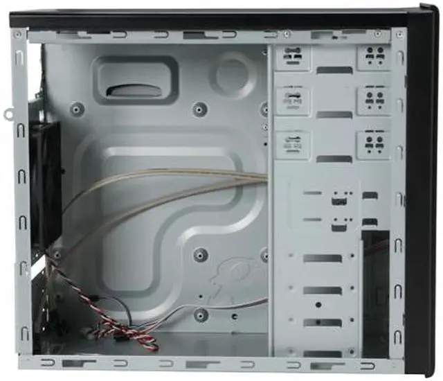 Alt view image 9 of 11 - Rosewill R102-P-BK 120mm Fan MicroATX Mid Tower Computer Case