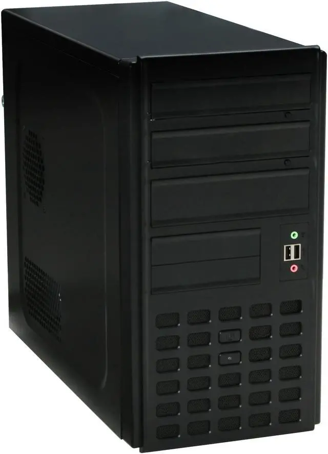 Main image of Rosewill R102-P-BK 120mm Fan MicroATX Mid Tower Computer Case