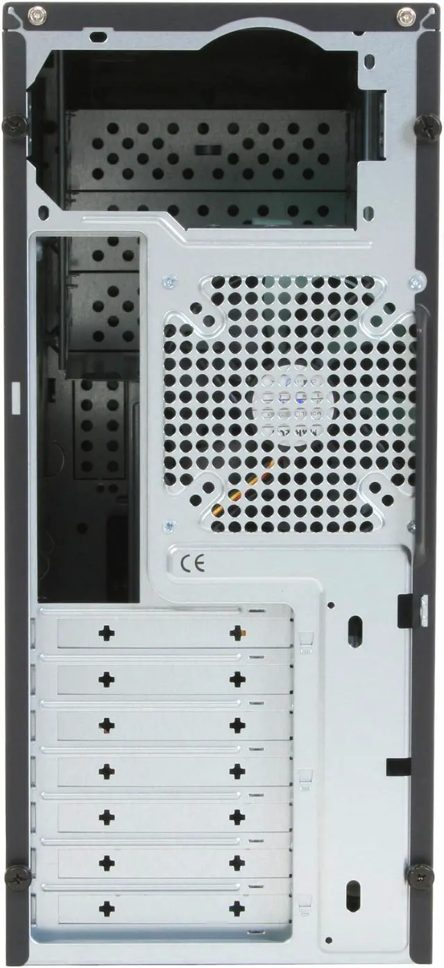 Alt view image 11 of 12 - Rosewill Wind Ryder RZLS142A-P BK Dual 120mm Cooling Fans and Mesh Design Front Panel Steel ATX Mid Tower Computer Case