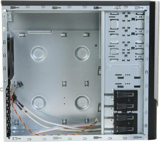 Alt view image 8 of 12 - Rosewill Wind Ryder RZLS142A-P BK Dual 120mm Cooling Fans and Mesh Design Front Panel Steel ATX Mid Tower Computer Case