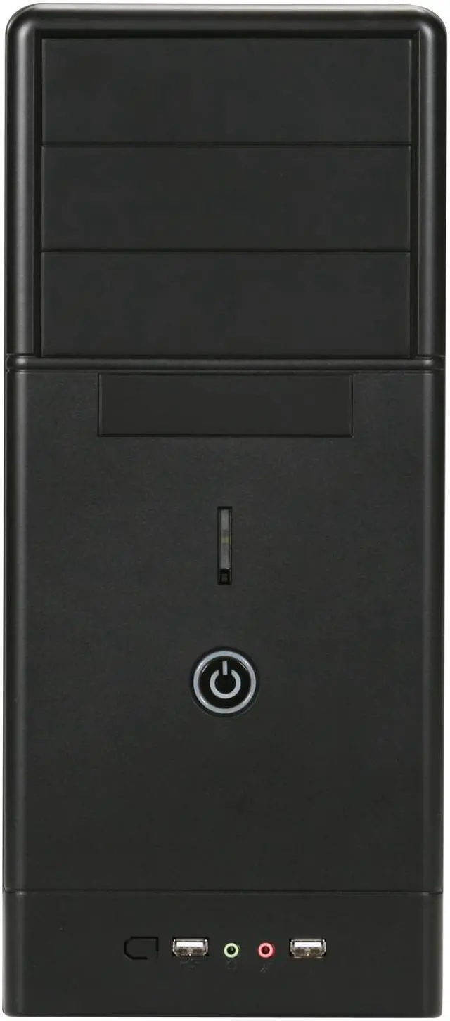 Alt view image 2 of 9 - Rosewill FB-02 Black ATX Mid Tower Computer Case, come with 1x 80mm Fan