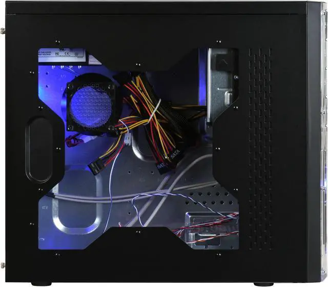 Alt view image 5 of 13 - Rosewill TU-155 II 500 Black 0.8mm cold rolled steel ATX Mid Tower Computer Case with 500W Power Supply
