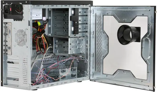 Alt view image 6 of 13 - Rosewill TU-155 II 500 Black 0.8mm cold rolled steel ATX Mid Tower Computer Case with 500W Power Supply