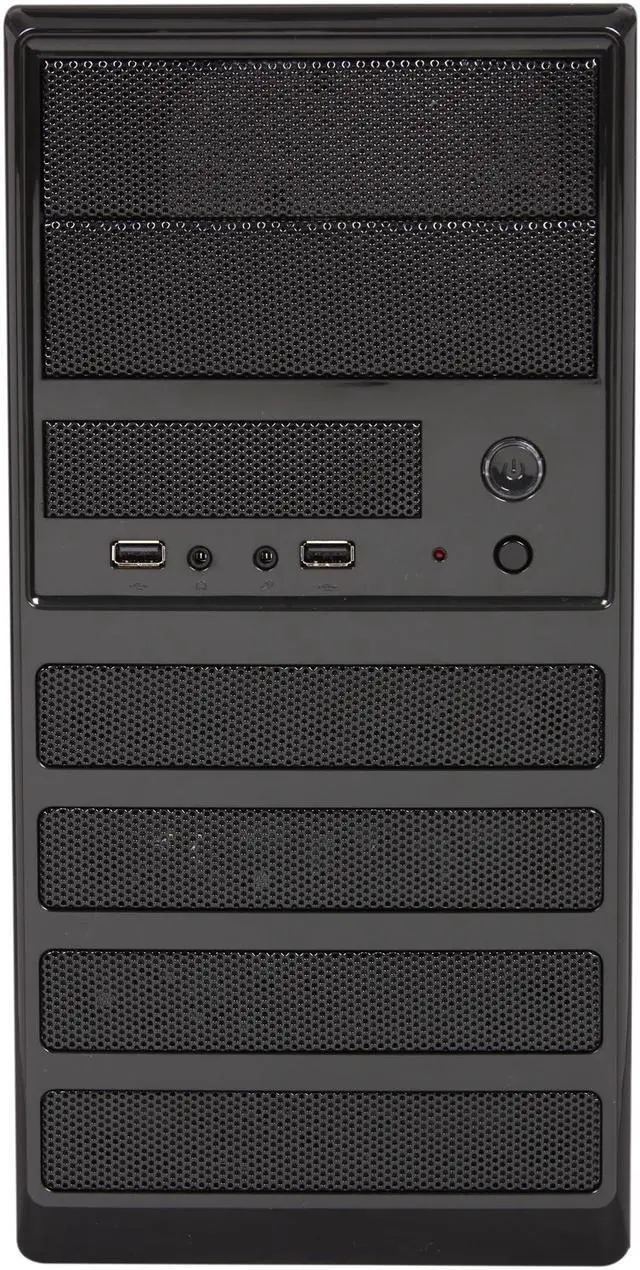 Alt view image 4 of 11 - Rosewill RANGER-M Dual-Fan Micro ATX Mini Tower Gaming Computer Case with Blue LED Lighting