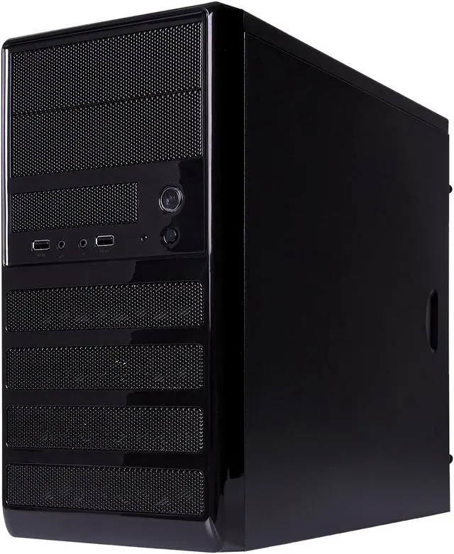 Alt view image 5 of 11 - Rosewill RANGER-M Dual-Fan Micro ATX Mini Tower Gaming Computer Case with Blue LED Lighting
