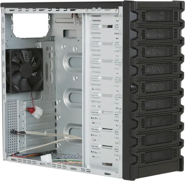 Alt view image 9 of 14 - Rosewill R901-P BK Triple 120mm Cooling Fan, Mesh Design Front Panel, ATX Mid Tower Computer Case