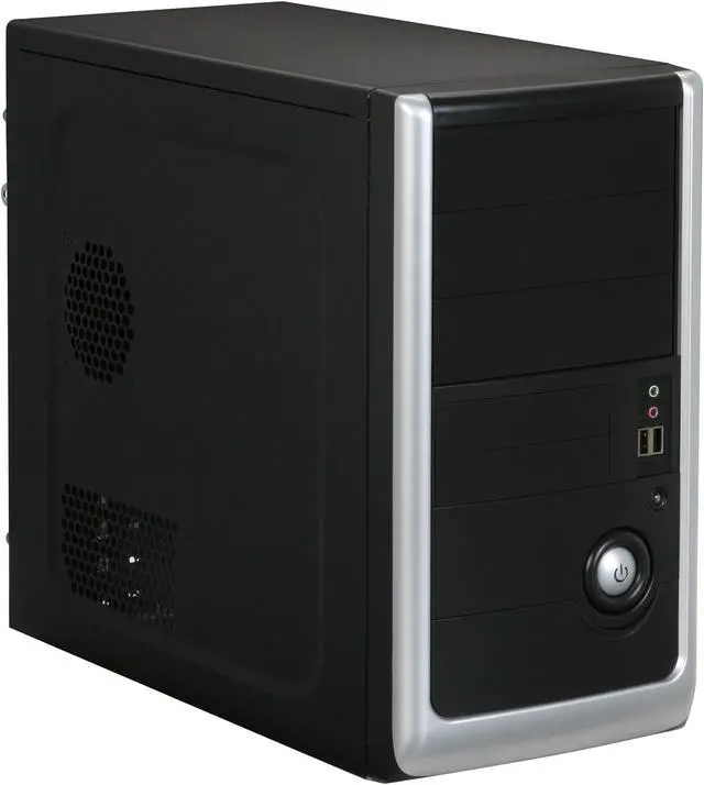 Main image of Rosewill R115-P BK Black SECC Steel Micro ATX Mid Tower Computer Case