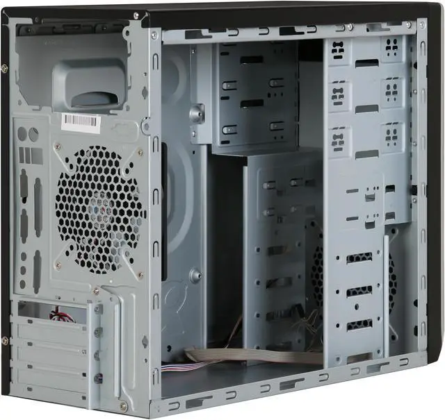 Alt view image 6 of 12 - Rosewill R115-P BK Black SECC Steel Micro ATX Mid Tower Computer Case