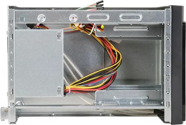 Alt view image 6 of 10 - Rosewill RS-MI-01 BK - Mini ITX Tower / Desktop Computer Case - 250W Power Supply with Two (2) SATA Connectors and One (1) 20 + 4-Pin Connector