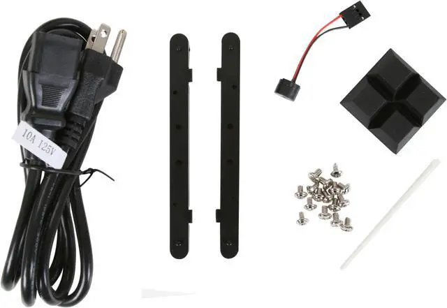 Alt view image 9 of 10 - Rosewill RS-MI-01 BK - Mini ITX Tower / Desktop Computer Case - 250W Power Supply with Two (2) SATA Connectors and One (1) 20 + 4-Pin Connector