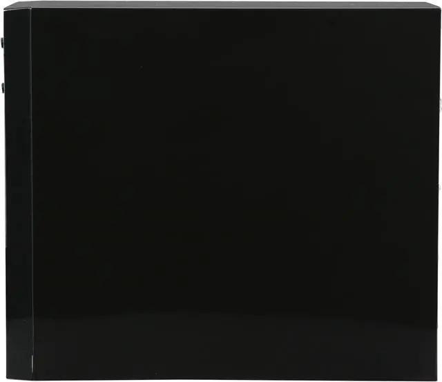 Alt view image 12 of 15 - Rosewill Ebony RA-HG-M-01 Black Steel Ultra High Gloss Finished MicroATX Computer Case with 400W(Model:LC-8400BTX) Power Supply