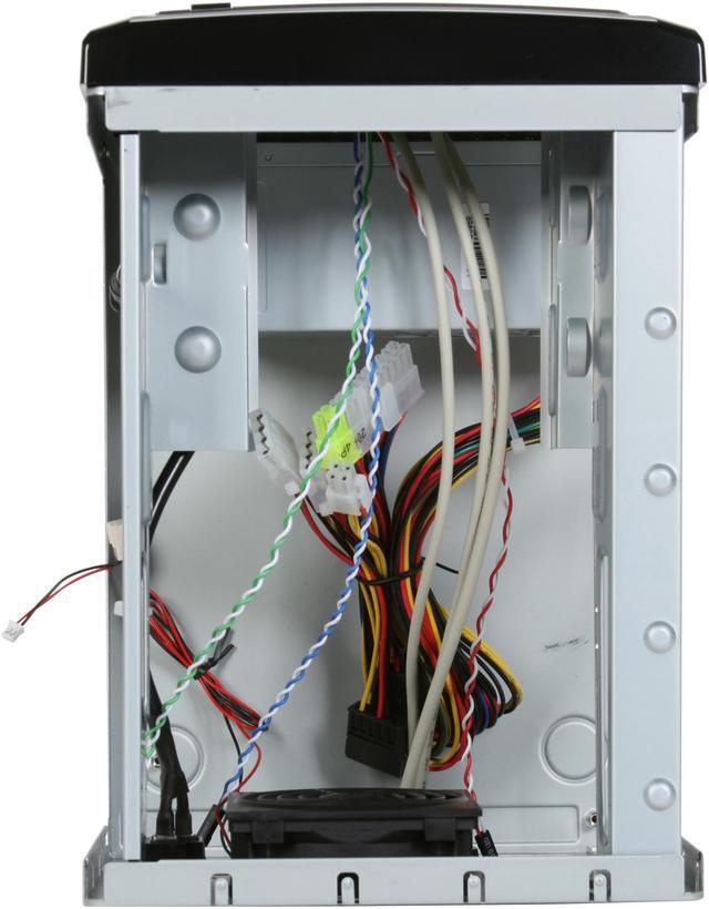 Alt view image 6 of 7 - Rosewill RC-CIX-01 BK Glossy Black Steel Cube Mini-ITX Computer Case with 150W Power Supply and 1x 80mm Fan