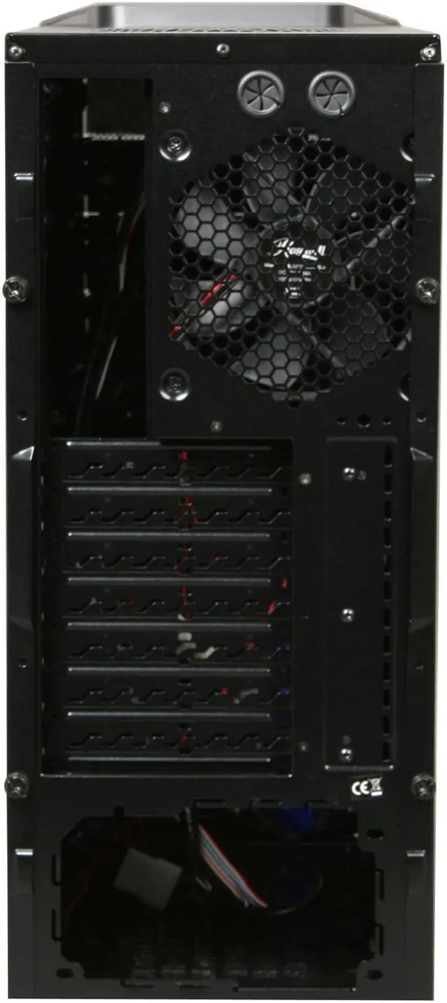 Alt view image 9 of 10 - Rosewill Wind Knight Gaming ATX Mid Tower Computer Case with pre-installed 2x 120mm Fan, Support up to 1x 140mm top fan, 2x 140mm side fan, 1x 140mm front fan, 1x 120mm rear fan