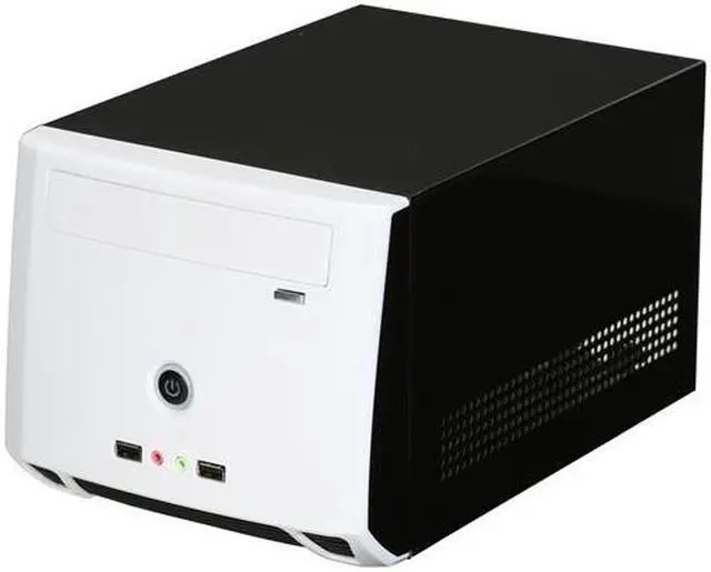 Main image of Rosewill RC-CIX-01 WI Glossy White Steel Cube Mini-ITX Computer Case with 150W Power Supply and 1x 80mm Fan