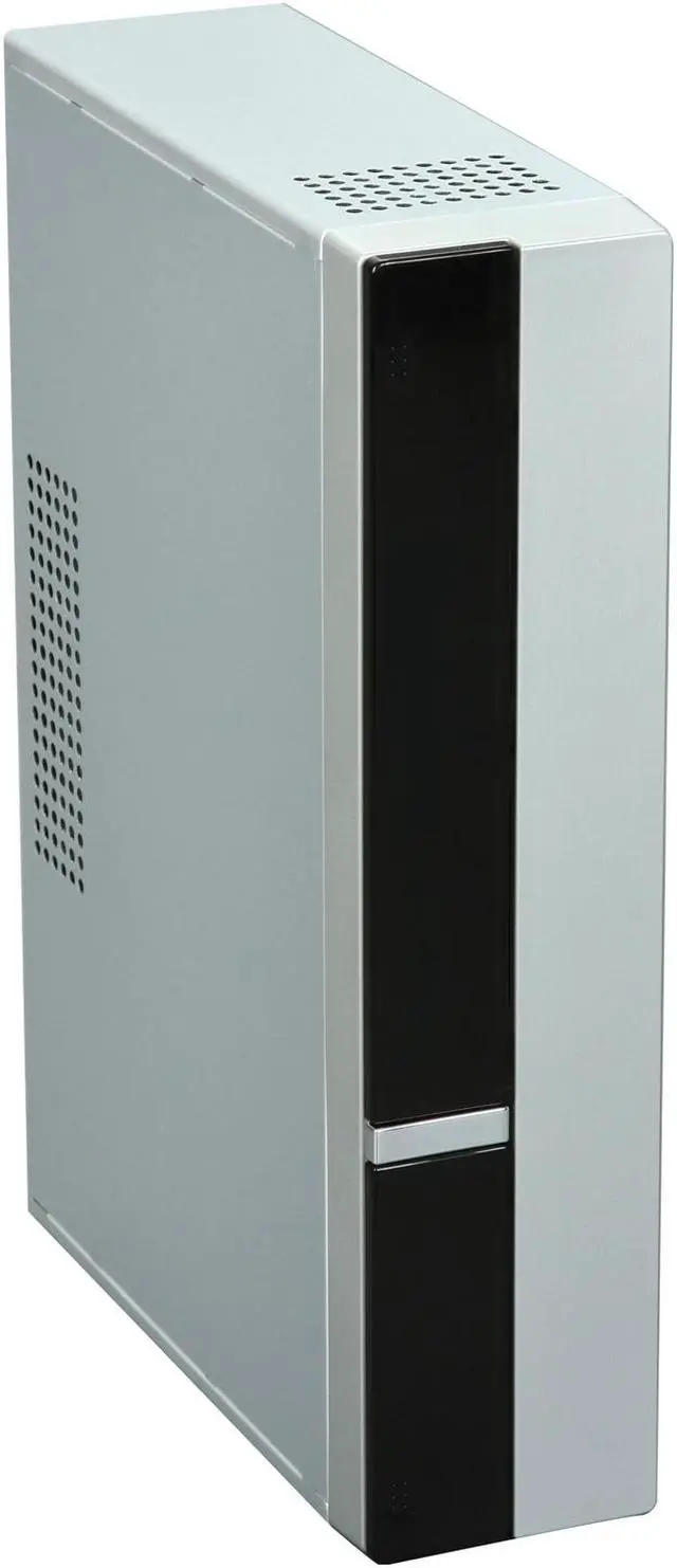Alt view image 7 of 8 - Rosewill RC-SIX-01 SL Hair-line brushed Silver Steel Slim Mini-ITX Computer Case with 150W Power Supply and 1x 40mm Fan