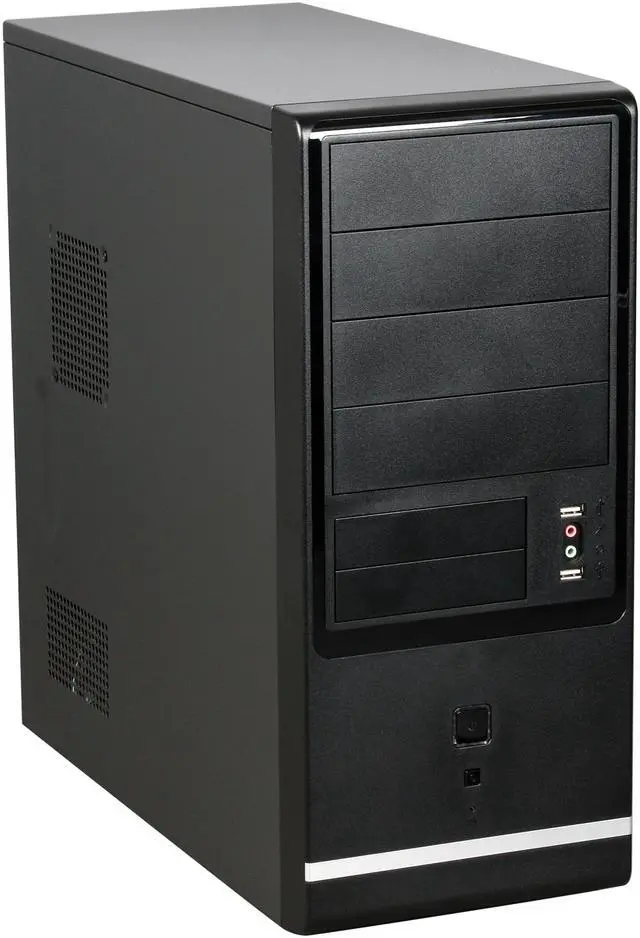 Main image of Rosewill R426BK Black SECC Steel ATX Mid Tower Computer Case 350W Power Supply