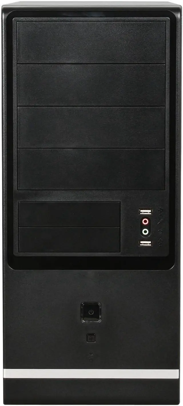 Alt view image 2 of 9 - Rosewill R426BK Black SECC Steel ATX Mid Tower Computer Case 350W Power Supply