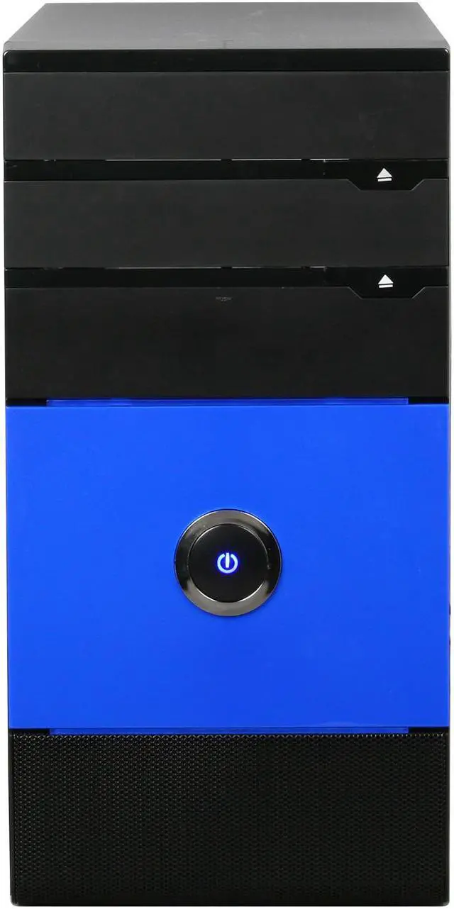 Rosewill FE-M020-BU Black / Blue Computer Case - Newegg.com