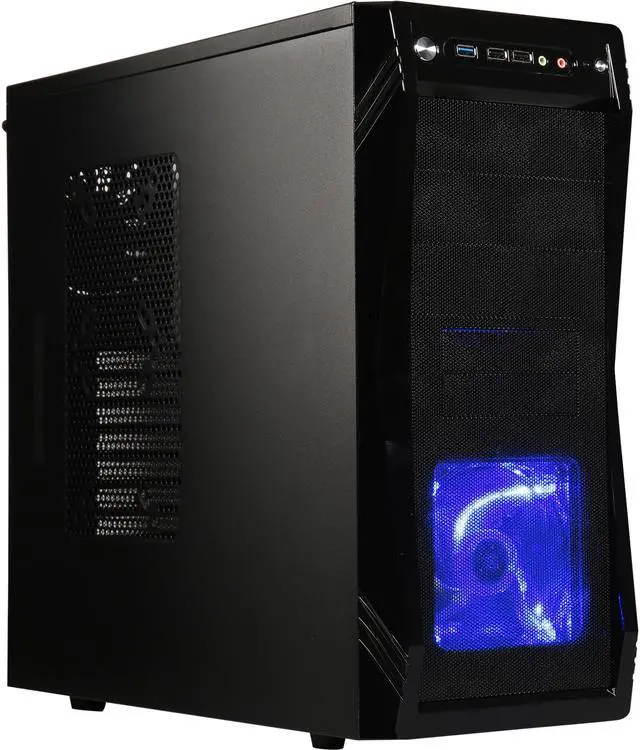 Main image of Rosewill CHALLENGER ATX Mid-Tower Gaming PC Computer Case, Expansion Ready: Internal 3.5" Bays & External 5.25" Bays, 3 Pre-installed Fans with Side Fan Mount Option