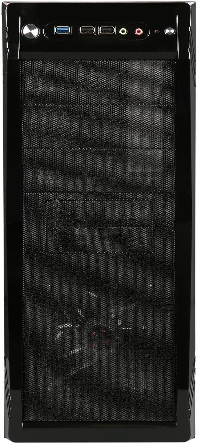 Alt view image 3 of 9 - Rosewill CHALLENGER ATX Mid-Tower Gaming PC Computer Case, Expansion Ready: Internal 3.5" Bays & External 5.25" Bays, 3 Pre-installed Fans with Side Fan Mount Option