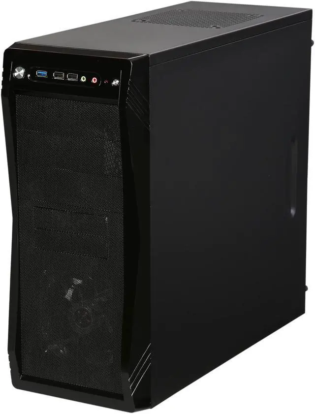 Alt view image 4 of 9 - Rosewill CHALLENGER ATX Mid-Tower Gaming PC Computer Case, Expansion Ready: Internal 3.5" Bays & External 5.25" Bays, 3 Pre-installed Fans with Side Fan Mount Option