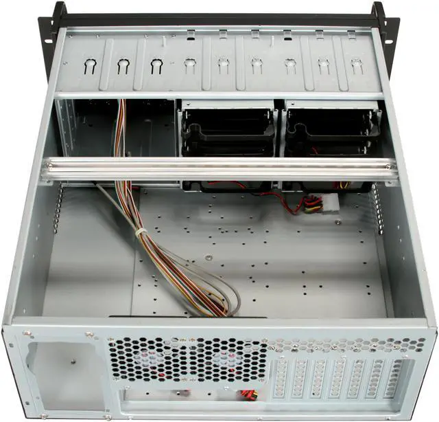 Alt view image 5 of 7 - Rosewill Server Case or Chassis - RSV-R4000 - 4U Rackmount - 4 x Included Cooling Fans, 8 x Internal Bays
